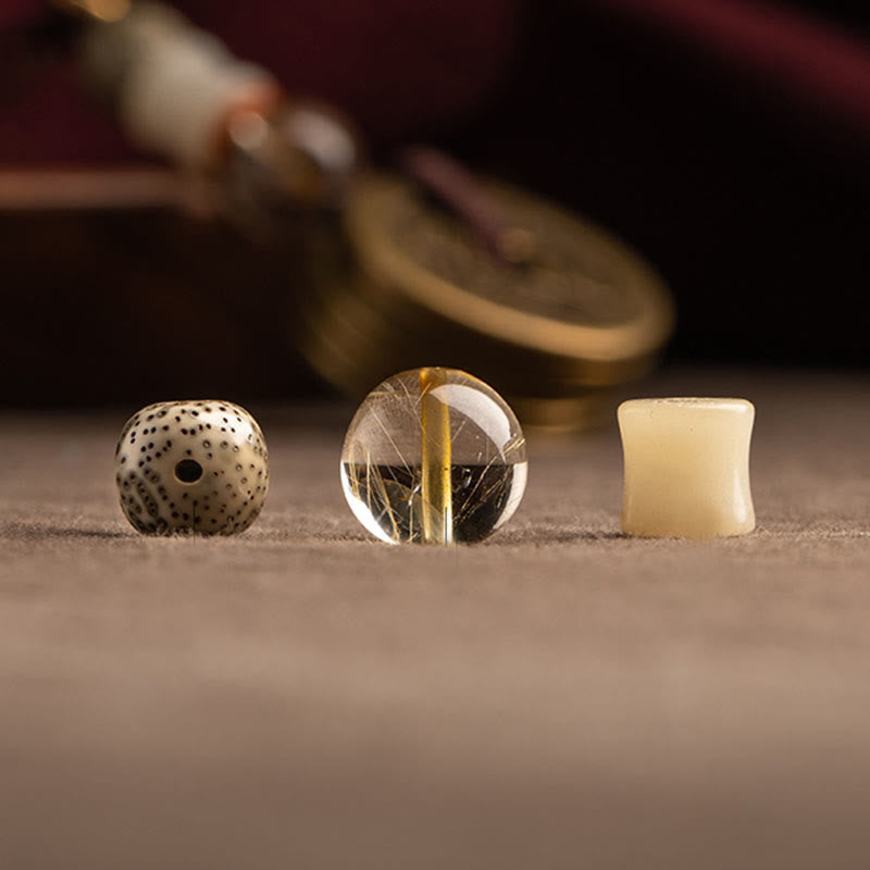 Feng Shui Five Emperor Coins Keychain for Wealth & Protection