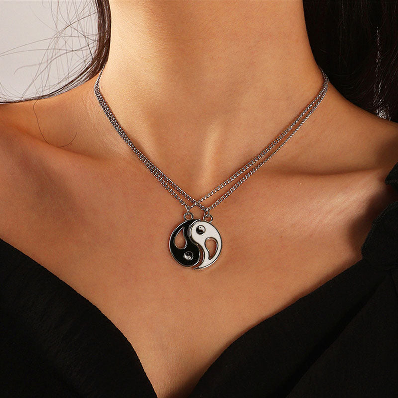 2pcs Yin Yang Pendant Necklace | Balance & Harmony