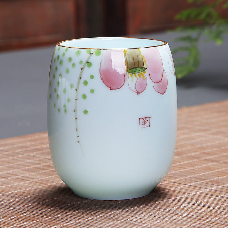 Ceramic Spiritual Teacup 180ml for Zen Meditation Rituals