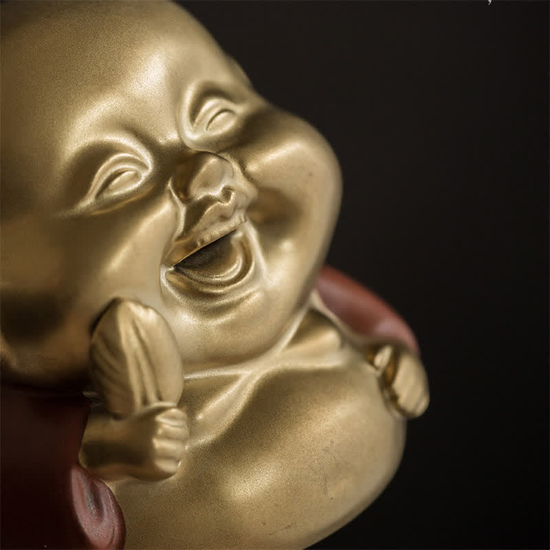 Little Buddha Ceramic Incense Burner for Healing & Meditation