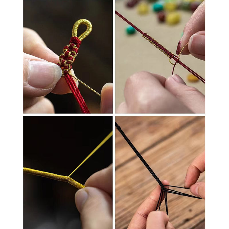 True Love Knot Red String Bracelet for Protection & Luck