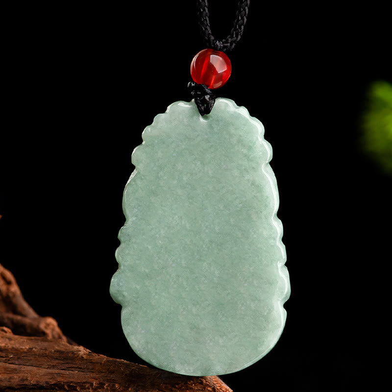 Green Jade 12 Chinese Zodiac Luck | Prosperity Necklace