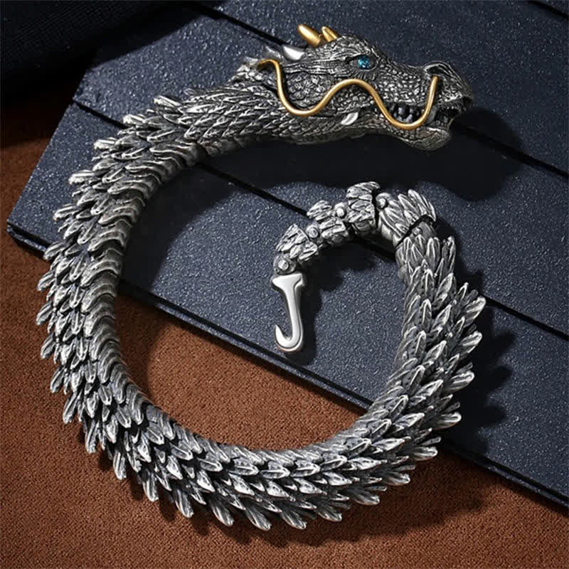 Nordic Dragon Handmade Luck And Protection Chain Bracelet