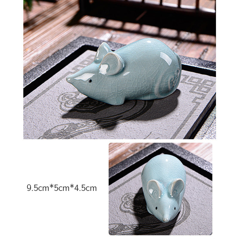 Chinese Zodiac Ceramic Tea Pet for Wealth & Prosperity
