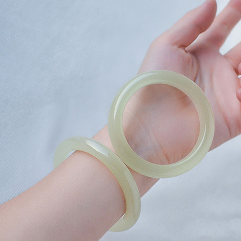 Afghanistan Jade Abundance Cuff Bracelet 54-56mm