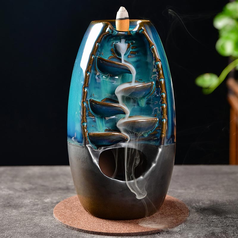 Tibetan Clay Dragon Incense Burner | Protection Decor 11cm