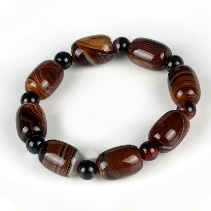 Sardonyx Spiritual Bracelet for Courage & Happiness Unisex