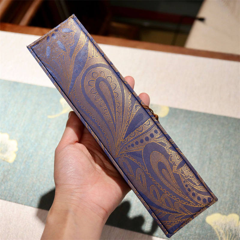 Blue Jewelry Storage Box for Spiritual Malas & Necklaces