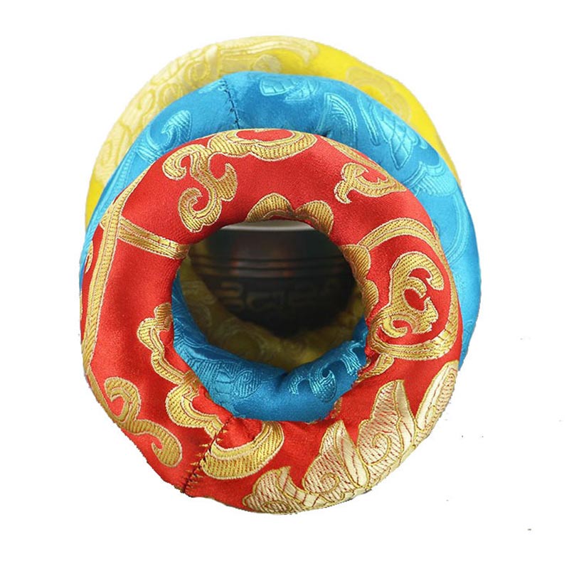 Meditation Cushion for Tibetan Singing Bowls, Polyester 8-22cm