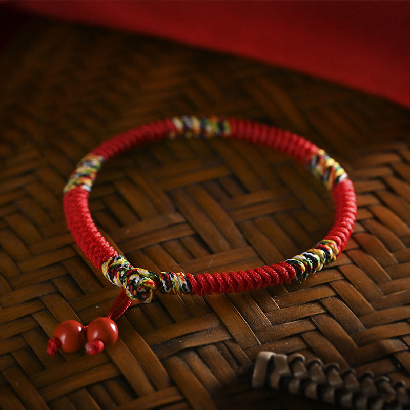 Five Colors King Kong Knot Red String Protection Bracelet