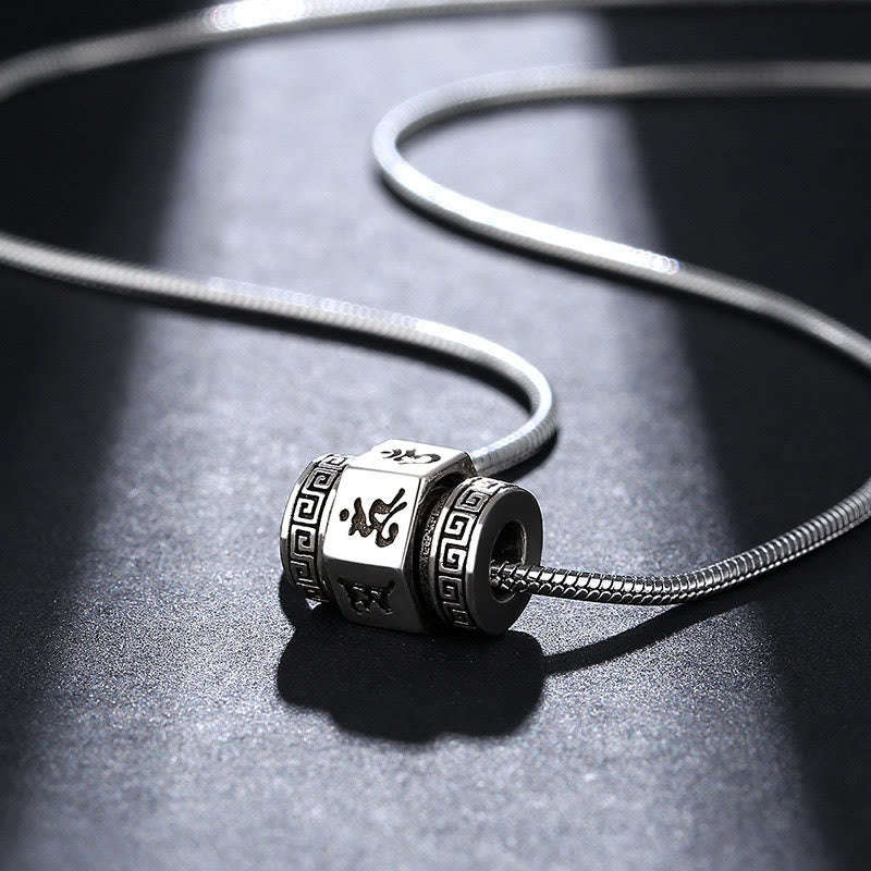 Om Mani Padme Hum Copper Necklace | Tibetan Peace Pendant