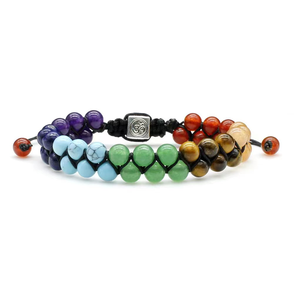 6mm Chakra Bracelet for Energy Balance Healing