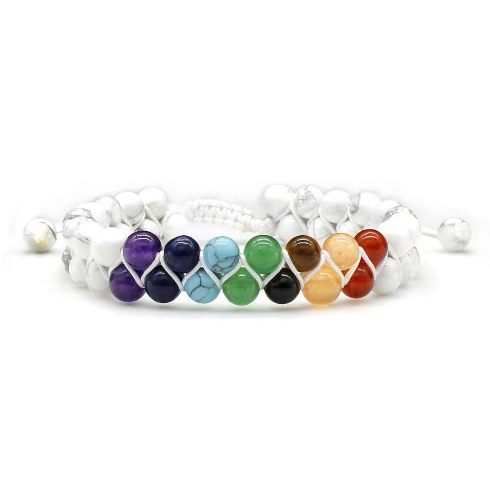 6mm Chakra Bracelet for Energy Balance Healing