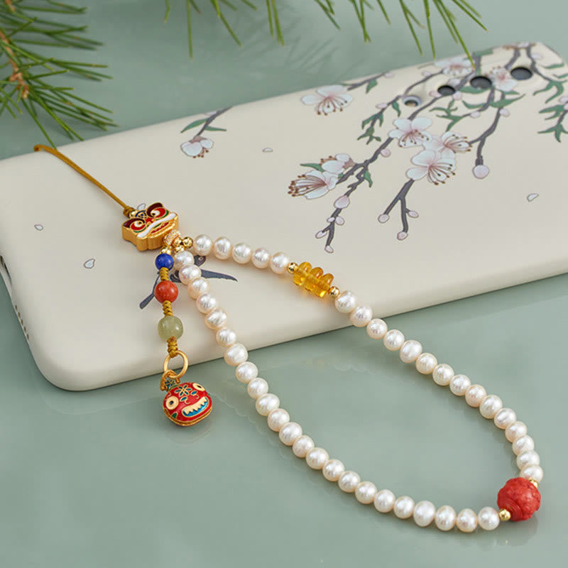 6mm Cinnabar Healing Phone Hanging Decoration