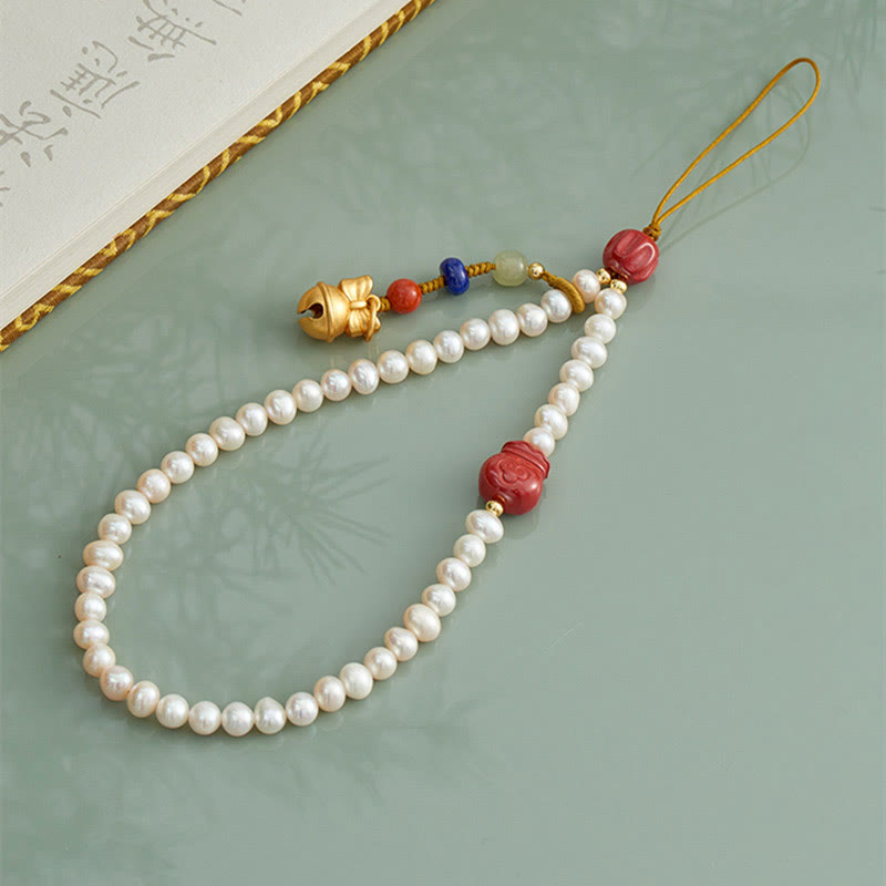 6mm Cinnabar Healing Phone Hanging Decoration