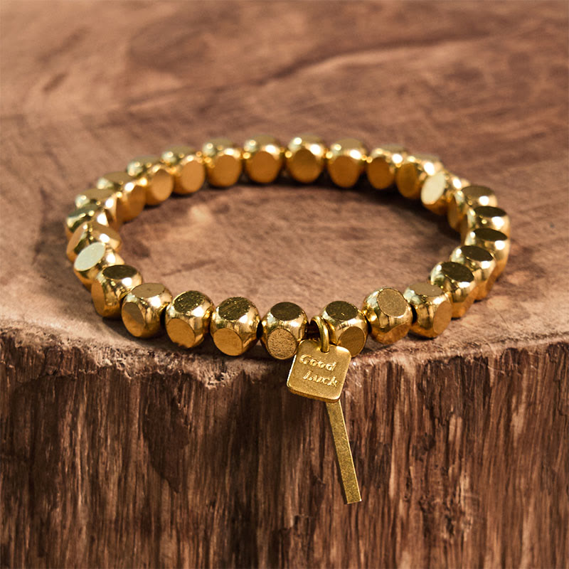 6mm Copper Spiritual Wealth Bracelet for Good Luck & Balance