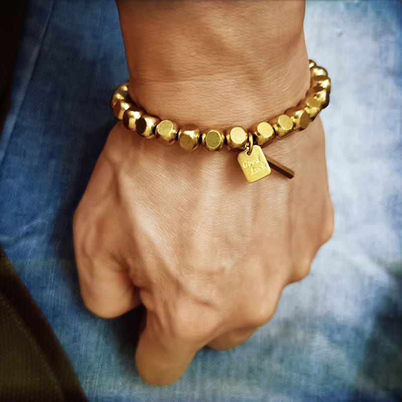 6mm Copper Spiritual Wealth Bracelet for Good Luck & Balance