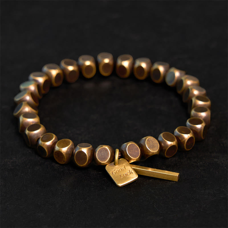 6mm Copper Spiritual Wealth Bracelet for Good Luck & Balance