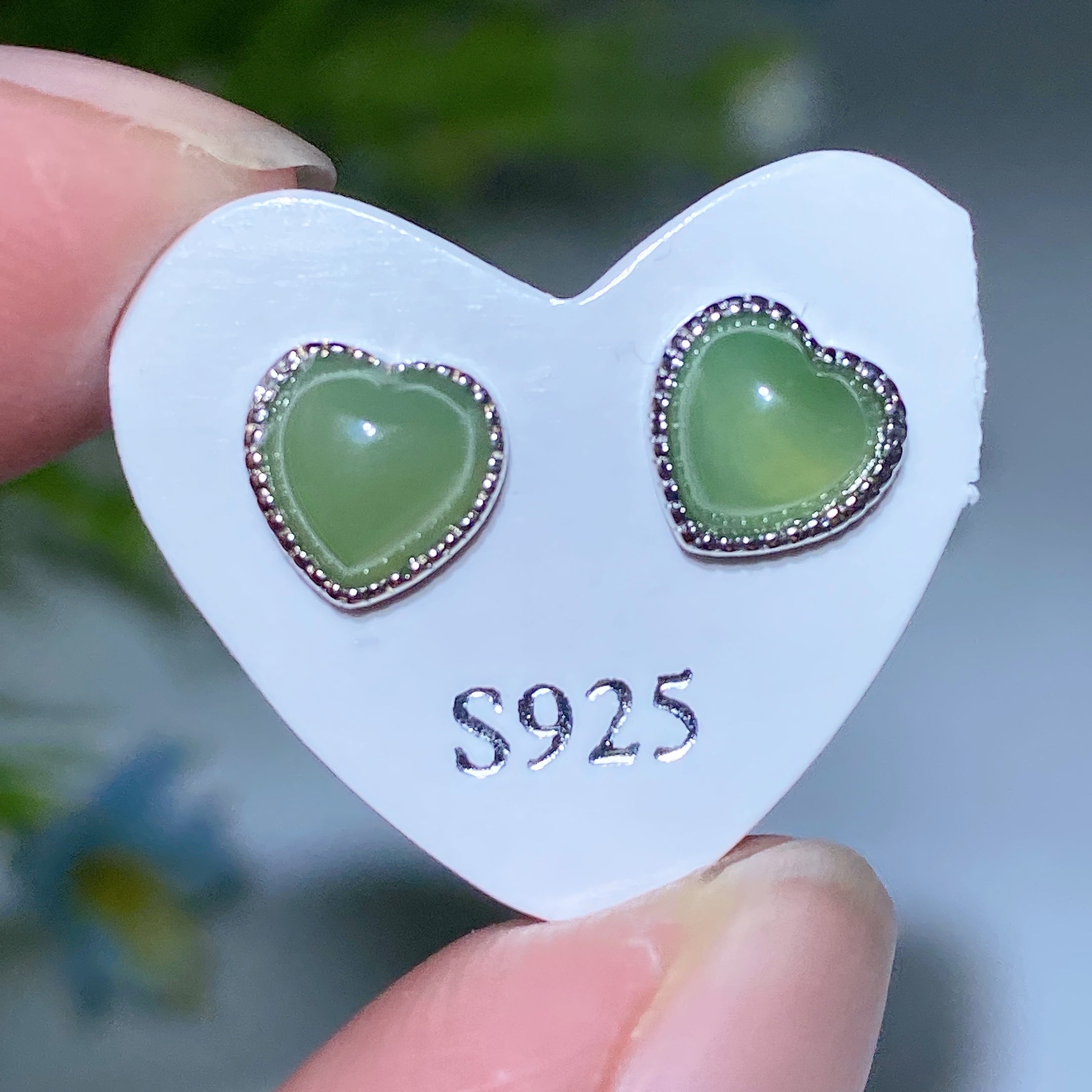 7-12mm Silver Crystal Stud Earrings for Healing & Balance