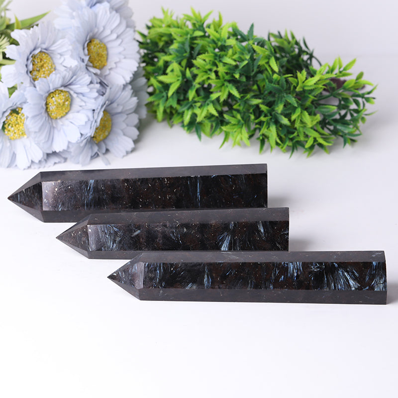 7.5 Inch Astrophylite Crystal Tower for Healing Energy