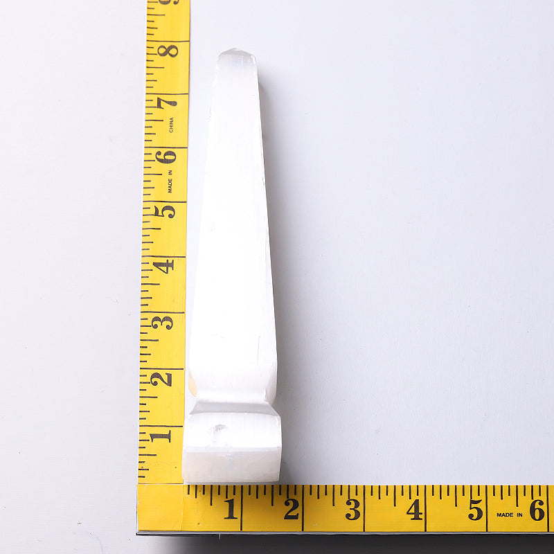 7.5 inch Selenite Tower for Spiritual Meditation