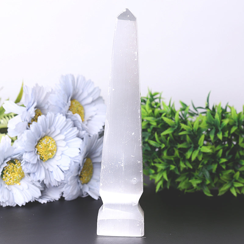 7.5 inch Selenite Tower for Spiritual Meditation