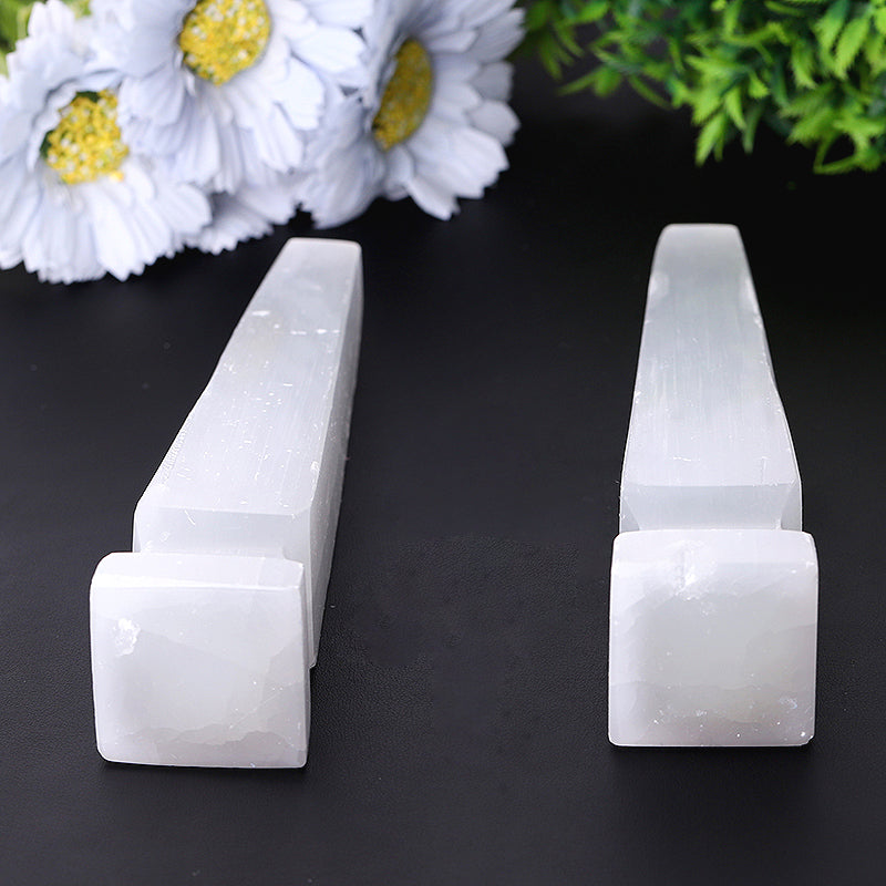 7.5 inch Selenite Tower for Spiritual Meditation
