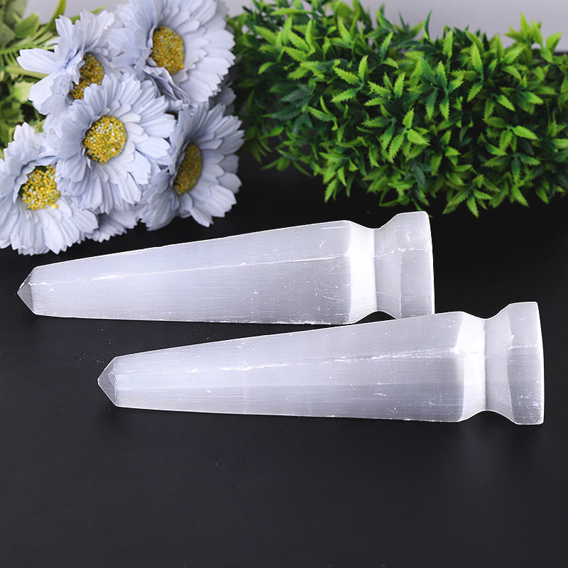 7.5 inch Selenite Tower for Spiritual Meditation