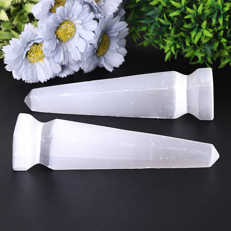 7.5 inch Selenite Tower for Spiritual Meditation