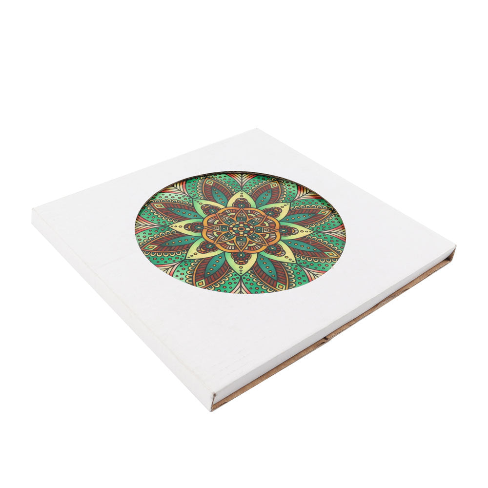 7.8" Ceramic Sunflower Design Pot Coaster for Tableware