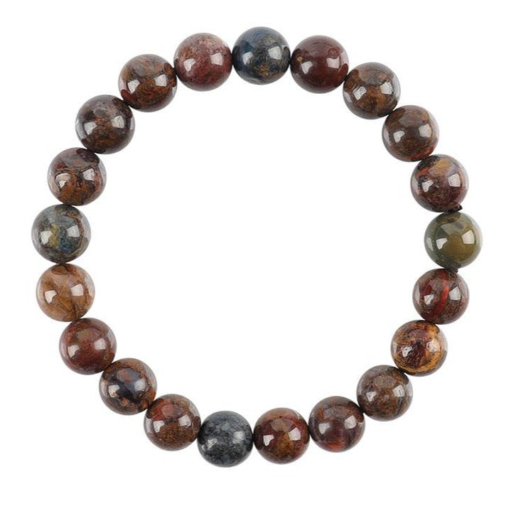 7.8mm Petersite Agate Healing Bracelet for Energy Balance