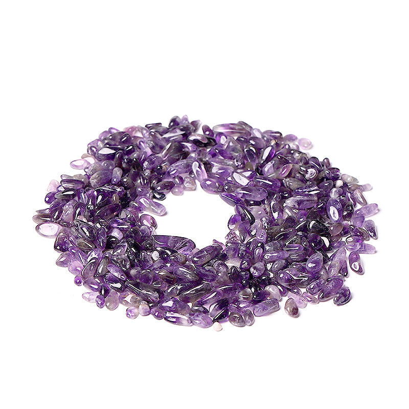 7-9mm Amethyst Tumbled Stones for Healing & Meditation