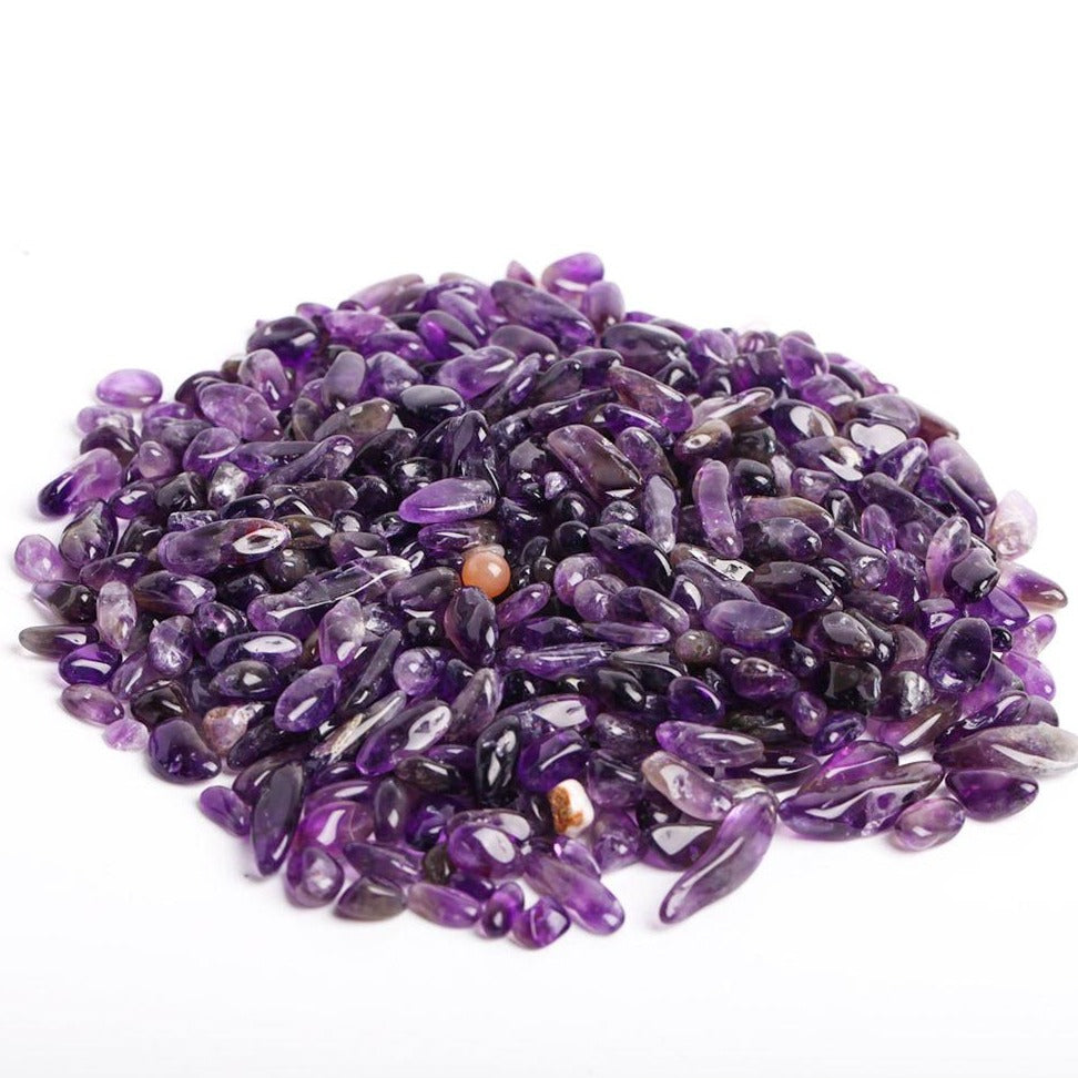 7-9mm Natural Brazilian Amethyst Healing Crystal Chips