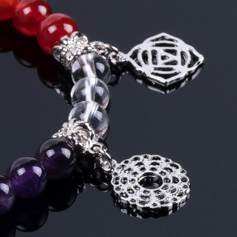 7 Chakra Charm Bracelet for Balance and Harmony