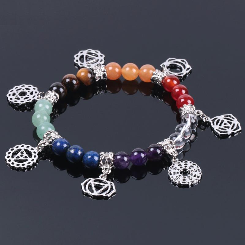 7 Chakra Charm Bracelet for Balance and Harmony