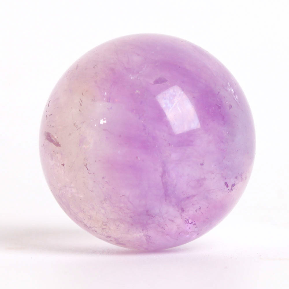 7-Piece Chakra Crystal Sphere Set with Glass Stand