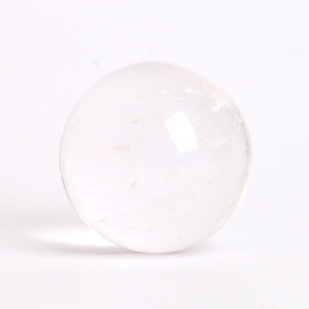 7-Piece Chakra Crystal Sphere Set with Glass Stand