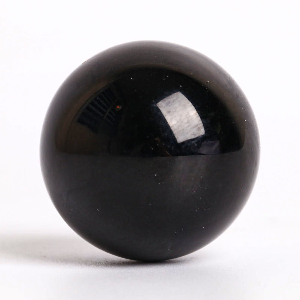 7-Piece Chakra Crystal Sphere Set with Glass Stand