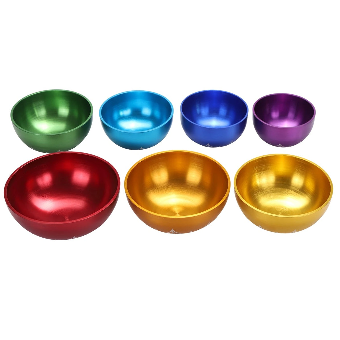 Planetary Tibetan Singing Bowl Set - 7 Pieces Chakra - OM Cosmic Frequencies