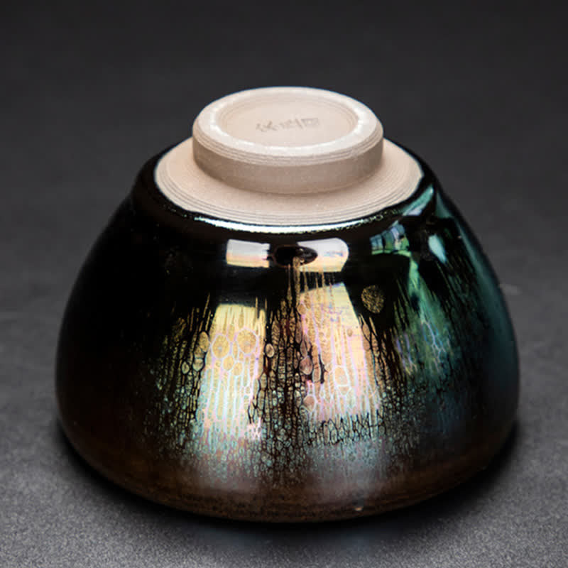 Vintage Ceramic Teacup 100ml Handmade Tableware