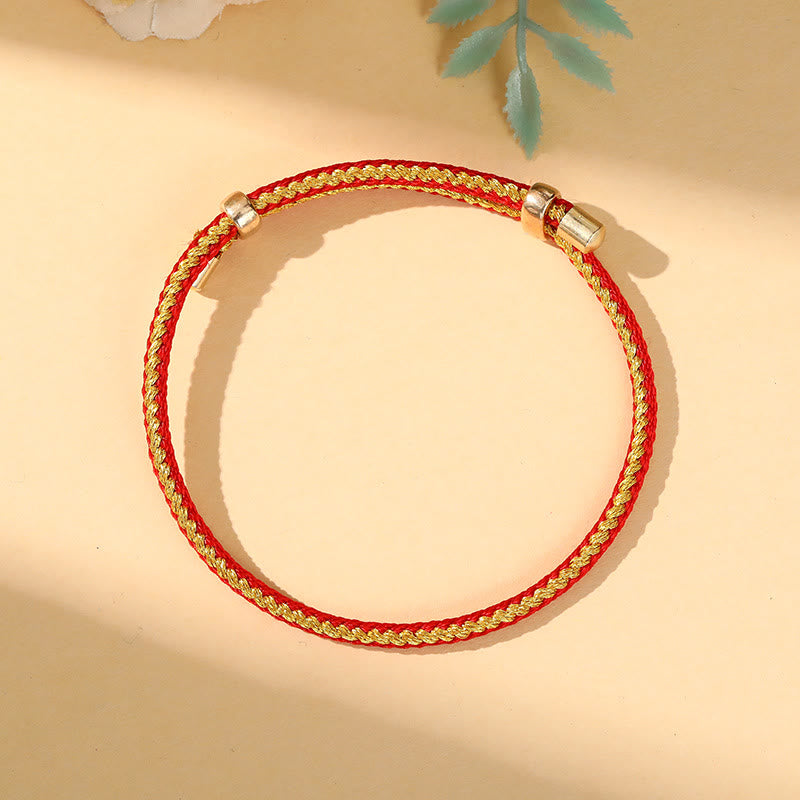 Colorful Rope Zongzi Pattern Luck Bracelet for Adults & Children