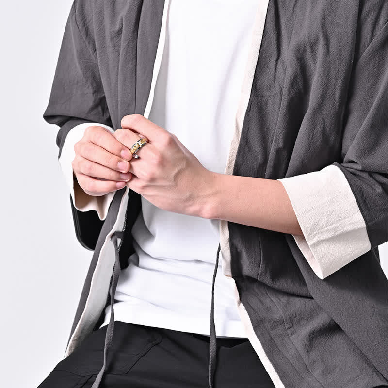 8mm Dragon Titanium Steel Stimulation Ring Unisex