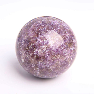 72.8mm Lepidolite Crystal Sphere for Healing & Balance