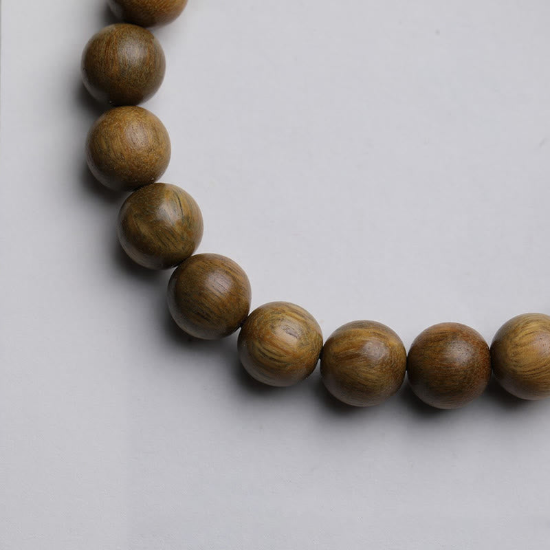 Green Sandalwood Lotus Soothing Bracelet for Tranquility & Peace