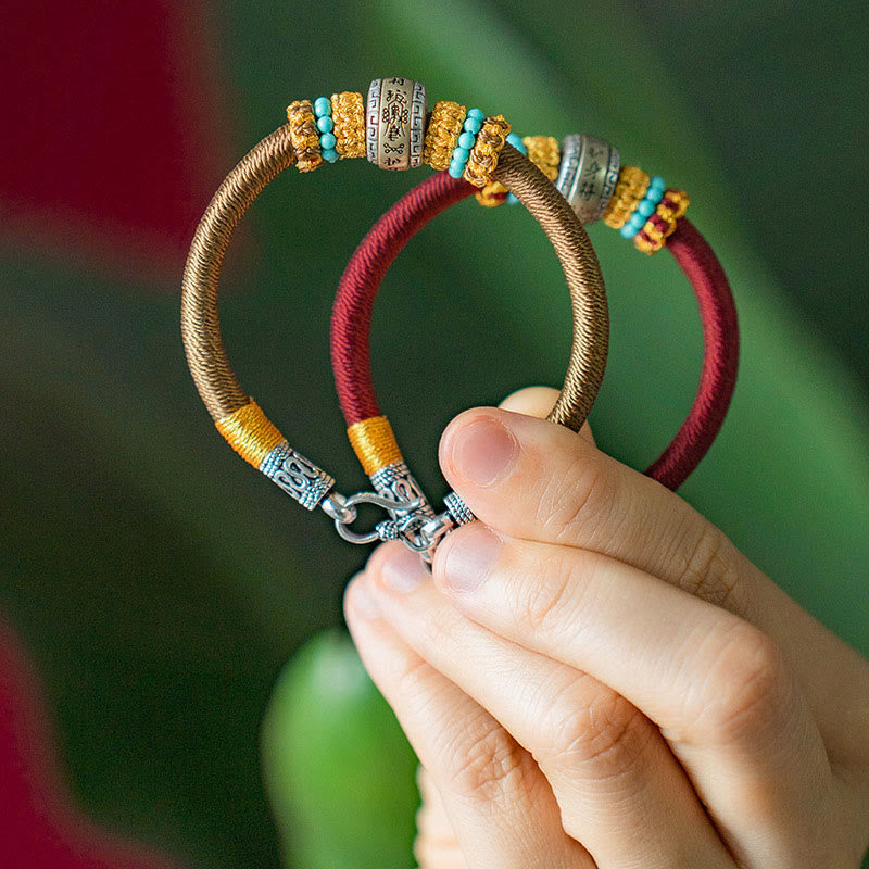 Handmade King Kong Knot Red String Bracelet for Protection
