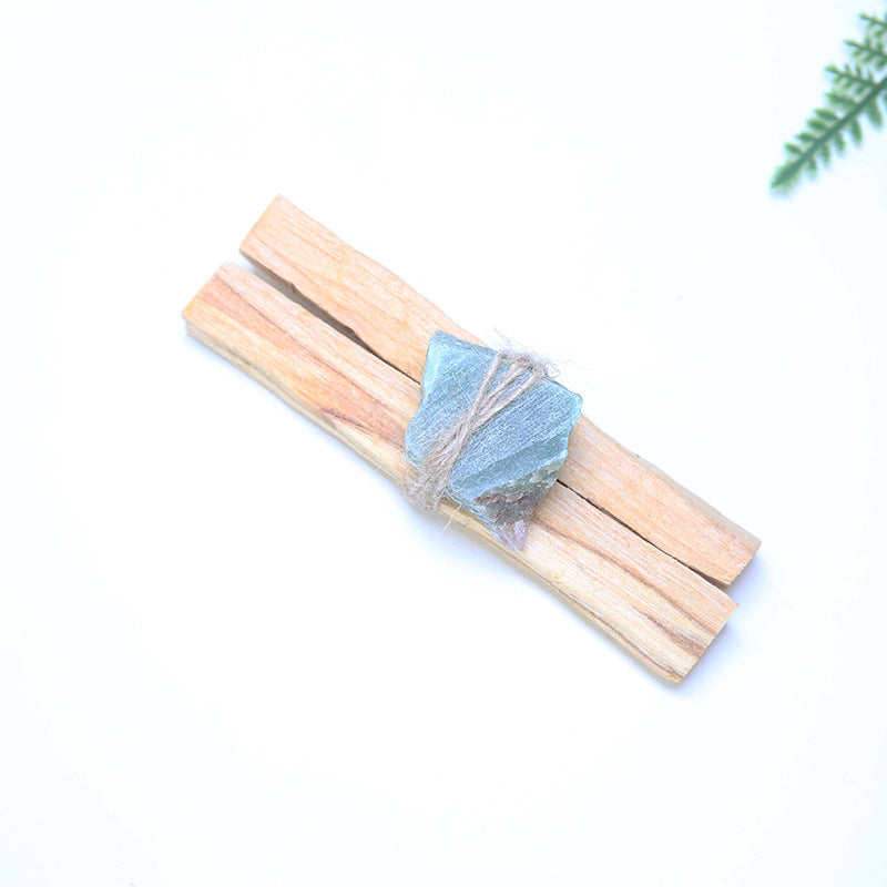 Natural Palo Santo Crystal Altar Set for Spiritual Purification