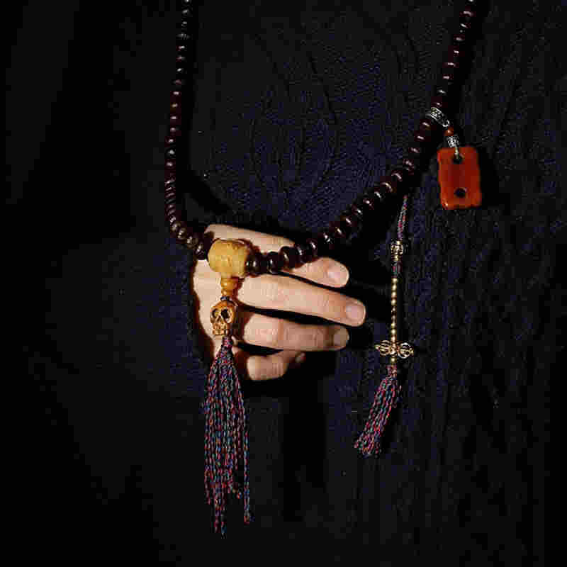 108 Beads Bodhi Seed Mala Bracelet for Meditation & Harmony