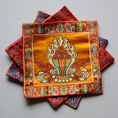Prayer Altar Mat with Vajra | Tibetan Meditation Supplies