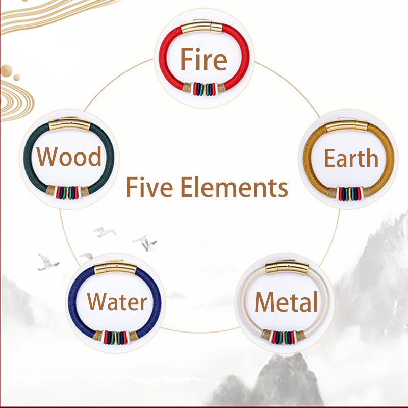 Five Elements Red String Bracelet | King Kong Knot, Protection & Luck