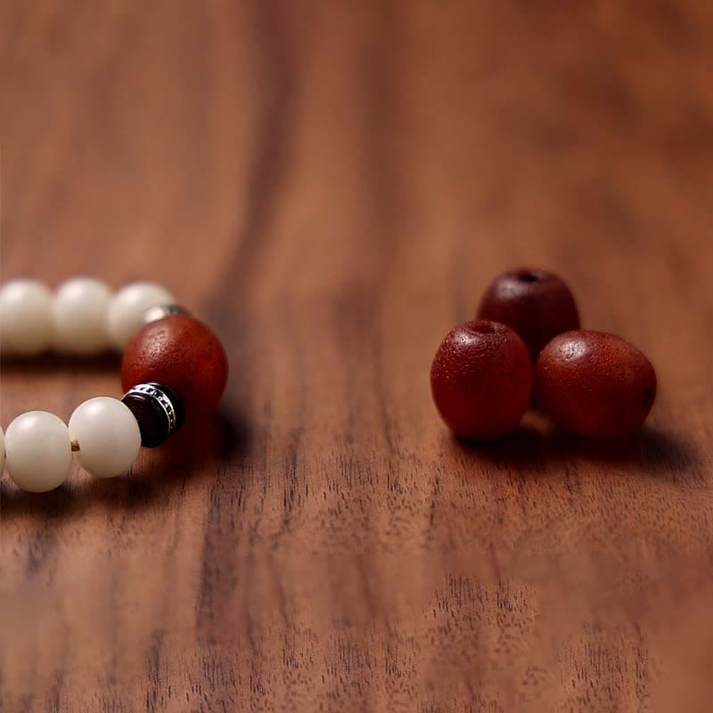 108 Bead Bodhi Seed Mala Bracelet for Wealth & Balance